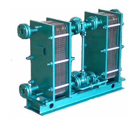 雙聯式板式冷卻器 Duplex plate type cooler